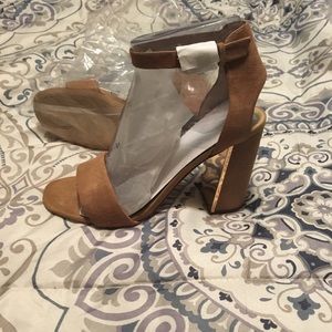 Sam Edelman Beige Suede Sandal